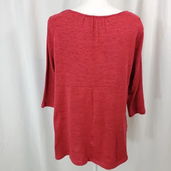 Live and Let Live Woman Beaded Top Sz 2X - Picture 2 of 7